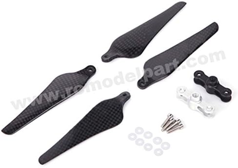 Rcmodelpart CF 2-Blade 9443 Self-Locking Foldable Propeller for DJI Phantom 2 Vision Plus (pack of 1 pair)