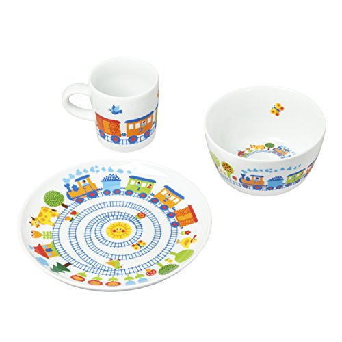 Preisvergleich Produktbild byGraziela Kindergeschirr Eisenbahn