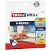 Produktbild 10 x Tesa P-Profil Gummidichtung tesamoll 6mx9mmx5,5mm weiß