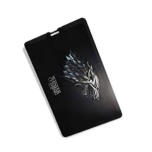 100yellow Game of Thrones Printed 16GB Credit Card Shape Stick USB Flash Drive (Multicolour)