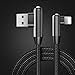 Produktbild DolDer Cafele iPhone X Ladekabel 90 Grad Winkel Stecker Nylon USB Datenkabel für iPhone X/8/8 plus/7/7 Plus/6 6s/6splus/iPad/iPod etc.(1.2 M schwarz)