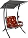 Produktbild Angerer Royal Single Hollywoodschaukel, Beige, Salerno, Rot, 1-Sitzer
