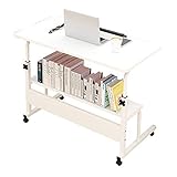 [Ajustable, movible y bloqueable]: Altura ajustable de 27.1-35.4 pulgadas (69-90 cm) para cumplir con los diferentes requisitos de altura.Diseño de rueda, libre de mover.Ruedas bloqueables para una fácil estabilidad.