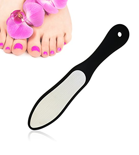 WisFox Premium Laser Hornhautfeile, Hornhautentferner für Füsse, Beste Fußpflege Hornhautfeile, Pediküre Fußfeile für Trocken Die Grob Hart Haut, Rostfreier Stahl-Gesundheit und Schönheit Gerät für zu Hause und Salon - 2