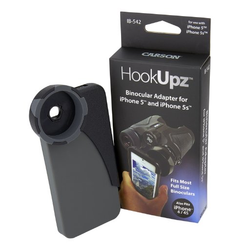 spécification Carson HookUpz Adaptateur jumelles digiscopie pour Apple iPhone 4/4s/5/5s