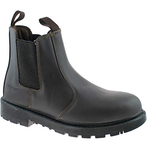 Grafters - Botas para hombre, color marrón, talla UK Mens Size 12