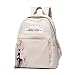 Produktbild Schulstudent-großer Rucksack-Buch-Taschen-Reise-Laptop-Rucksack für College-mittlerer hoher Student,   große Kapazität, Leichtgewichtler u. Weiche, Sport im Freien, weiß