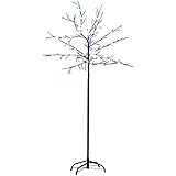 Arbol de Navidad de Cereza + Luces LED Decoracion Arbol Artificial 2 Modelos (Modelo 2)