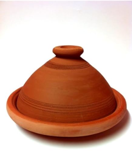 Tajine Tatoué rouge - D 30 cm traditionnel