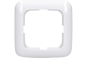 EBROM'S BJ SETS Busch Jäger Reflex SI alpinweiss Steckdosen Schalter Rahmen Wippen (2511-214 Abdeckrahmen 1-fach Rahmen Reflex SI, 1 Stück)