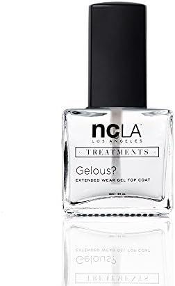 NCLA Los Angeles Nail Polish Extended Wear Gel Top Coat - Gelous? 15ml