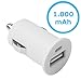 Produktbild solidBASIC 1A USB KFZ-Ladegerät für Huwawei Mate 9 / 10 / Pro / Lite / Auto Lade-Adapter / USB-Charger / Car-Charger 1000 mA - WEIß I WHITE
