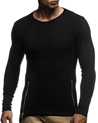 Leif Nelson Sweater-Schwarz Medium