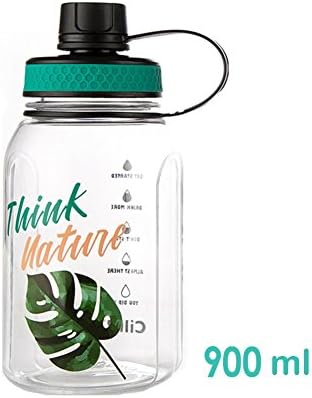 VERTAST Eco-Friendly 0.9/1.2/1.5 Litre Water Mug Bodybuilding Outdoor Sports Gym Workout Water Bottle, green, 900ml