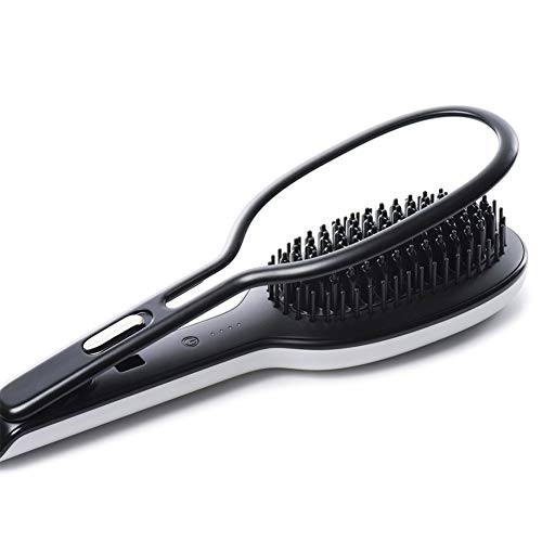 Ceramic Hair Straightener Brush Heating Adjustable Temperatures Hair Care Does Not Hurt Hair Straight Heated Comb White reviews Ceramic Hair Straightener Brush Heating Adjustable Temperatures Hair Care Does Not Hurt Hair Straight Heated Comb White