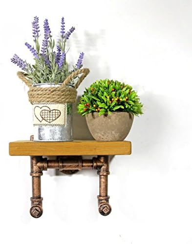 ZQ@QXCreative water pipe racks wall metal flower racks iron Art flowerpot shelf water pipe storage rack shelf