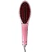 Hair Straightener Straightening Brush electric Compact Faster Heating Detangling Ceramic Styling Tool Easy to Use and Carry Hairstyling Done Anywhere,Saves Money and Time,Will Not Burn or Scald,Rotating Anti-Kink Cord,High End LCD Temperature Display,Professional Grade Anti-Static Ceramic Heating Plates (Pink)