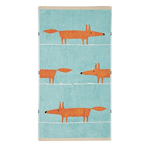 Preisvergleich Produktbild Scion Mr Fox Handtücher Gästetuch, Aqua