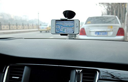 haodou supporto 360Â supporto del telefono cellulare supporto da auto per parabrezza auto parabrezza supporto universale per Samsung S8/S7Â Edge, iPhone 7/6S/6/SE/5S/5Â e altri smartphone