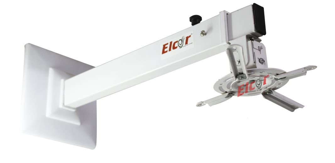 Elcor Wall Mounted Multi-Angle Heavy Projector Stand 360° Rotation Length Min. 1.5 feet & Max. 3 feet Adjsutable.