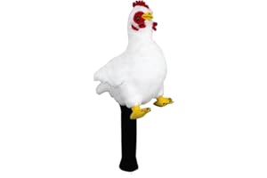 Scott Edward Funny Golf Club Cover Fit Well for Driver Golf Club Cute Animal Zoo Design Soft Functional Golf Headcover Stylish Protection for Men and Women