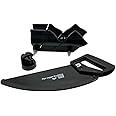 PBP PipeLagger Pro Complete Kit - Pipe Insulation Mitre Tool 33-85mm Insulation Saw Plus Sharpener (Black Mitre Tool & Pro Insulation Saw)