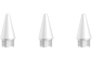 Uogic AX10 Ersatzspitzen für Apple iPad, Uogic UPencil 2 Stylus (Pro), Weiß, 3 Stück