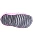 Moolecole Baby Girl Toddlers Kids Indoor Slippers Shoes Socks Moccasins NON SKID PINK STRIPED Cute Cat 15cm
