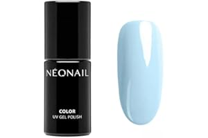 NÉONAIL NEONAIL Smalto Semipermanente Unghie 7,2 ml Smalto Blu Blue Tide Smalti Gel Per Unghie UV Led Nail Polish NEONAIL Colori Smalto Unghie