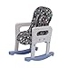 HOMCOM Baby Toddler Rocking Feeding Highchair Booster Seat Multifunctional 3-in-1 Chair+Table+Rocking Base (Blue)