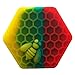 Produktbild Gentcy 26ml 3PCS Rasta Hexagon Silicone Container NonStick Honeybee Silicone Jar Oil Wax Dab by Gentcy