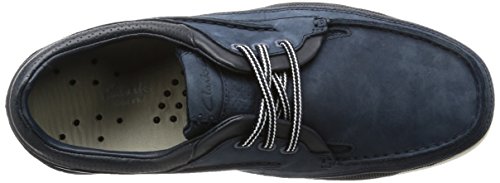 clarks men's orson lace leather sneakers