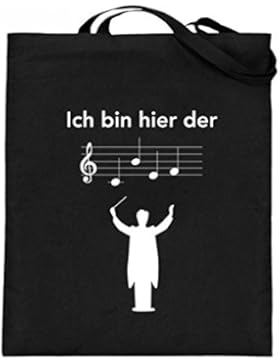 Hochwertiger Jutebeutel (mit langen Henkeln) - Perfekt für jeden Dirigenten!