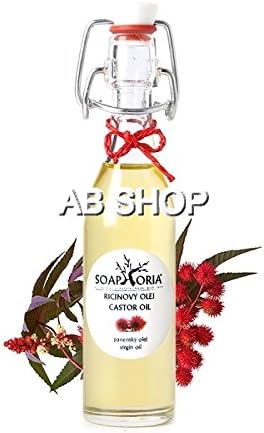 Castor Seed Oil 50ml Cold Press 100% Pure &amp; Natural Certified Organic Soaphoria
