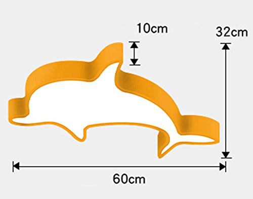 Preisvergleich Produktbild HHORD LED-Cartoon kreative Deckenleuchte Kinder Modellierung Delfine warme Atmosphäre Schlafzimmer Schlafzimmer Kindergarten Kronleuchter , 2