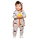 Produktbild Babykleidung Dinosaurier Strampler,Sunday Baby Strampler Junge Outfit Winter Kleidung Schlafanzug Jumpsuit Overalls mit Reißverschluss Baby Born Kleidung
