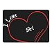 Produktbild Mousepad Modern I Love Siri schwarz