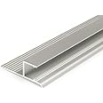 1m Plater-in LED Profile DWT1 for Ceiling and Drywall, Opal Cover - no end caps