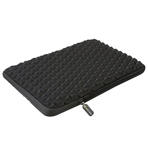 Evecase Universal Vertikal Neopren Schutzhülle für Tablets/Chromebook/Ultrabook mit einer Bildschirmgröße von 29,5- 31,0 cm (11,6-12,2 Zoll) Macbook Air, Chromebook, Microsoft Surface Pro 3 u.a. – Schwarz - 2