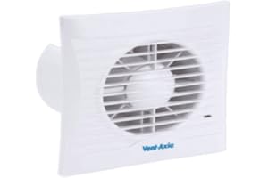 VENT-AXIA Vent Axia Silhouette 100T Bathroom / Toilet Extractor Fan with Timer. Model Number: 454056B