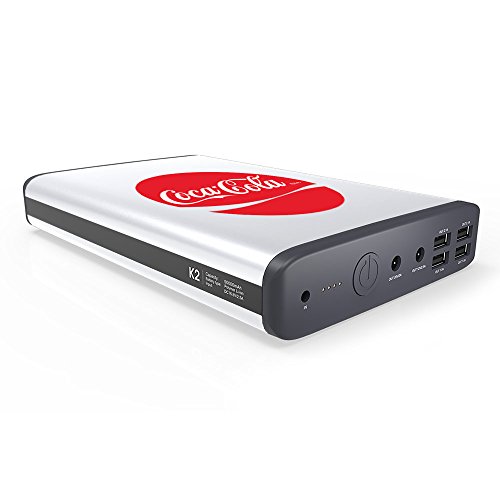 PowerOak K2 Notebook und Laptop Power Bank / 50000mah / 185wh / 6 Port 5V, 12V, 20V / 2 Jahre Garantie / Hersteller wie Sony, Dell, HP, Toshiba, Samsung, Lenovo, Acer, IBM, NEC und mehr (NICHT für Apple Laptops) und Smartphones, Tablets und andere Geräte mit USB-Ladefunktion - 6