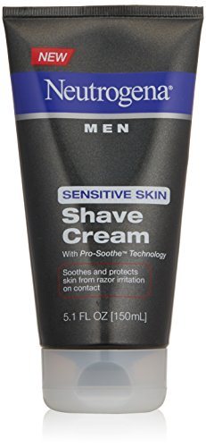 Neutrogena Men Sensitive Skin Shave Cream, 5.1 Ounce (Pack Of 2)