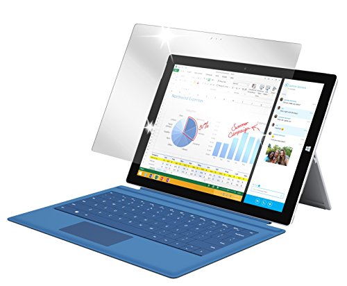 dipos Microsoft Surface Pro 3 Schutzfolie (2 Stück) - kristallklare Premium Folie Crystalclear