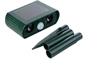 ROAMROVER Ultrasuoni Piccioni, Ultrasuoni per Gatti da Esterno, può Respingere Efficacemente Gatti, Uccelli, Volpi, Procioni, Conigli e Roditori.