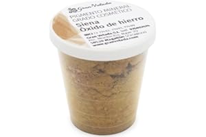 GRAN VELADA Pigmento minerale Siena Ossido di Ferro Cosmetico in Polvere | Ideale per Saponi, Trucco e Candele Naturali | Tonalità Terra Naturali Intense | 100% Naturale | 150cc