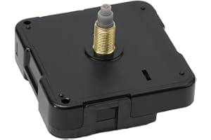 FACULX Movimento silenzioso per orologio fai da te, 18 mm, movimento per orologio da parete, kit meccanismo per orologio da parete con lancette, parti di riparazione per orologio radiocomandato,