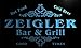 Produktbild u49688-b ZEIGLER Family Name Bar & Grill Home Decor Neon Light Sign Barlicht Neonlicht Lichtwerbung