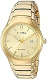 CITIZEN Herren-Armbanduhr SOLARBETRIEBEN ZIFFERBLATT Gold AW1552-54P