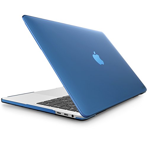 Macbook Pro 13 Hülle 2016, i-Blason weiche, mattierte Soft-Touch Hartschalen-Hülle für Apple Macbook Pro 13'' Zoll mit Retina Display, hergestellt in 2016, auch passend für die Touch Bar und Touch ID Modelle (blau)