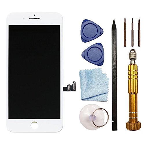 SMARTEX Pantalla Blanco Compatible con iPhone 7 Plus Pantalla LCD con Retina t  ctil   Kit de Herramienta de desmontaje